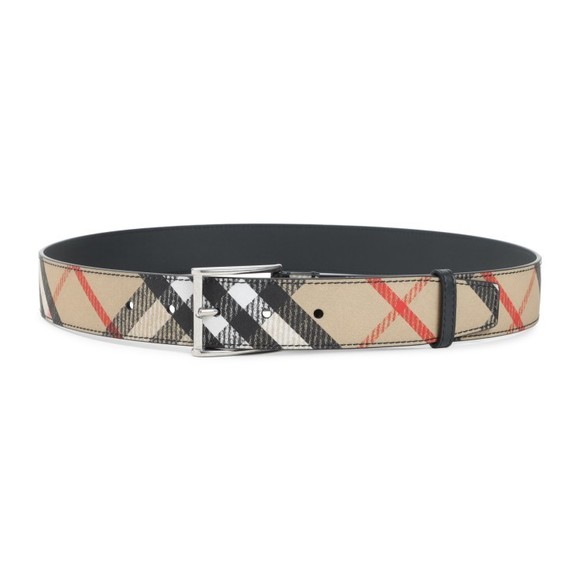 Burberry Sand Beige Shield Classic Belt - NWT - Picture 1 of 4